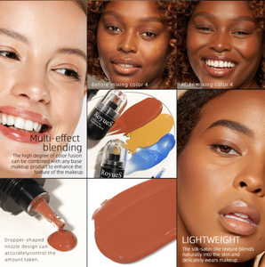 Fond de teint de maquillage Ajusteur de couleur Blanc Bleu Jaune <span class=keywords><strong>Orange</strong></span> Fond de teint pigmenté mixte <span class=keywords><strong>Correcteur</strong></span> de fond de teint - Product Image 3