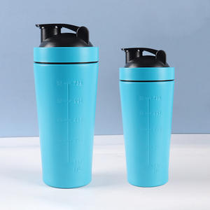 Custom Logo Stainless Steel Water Bottle 500ml/750ml Leakproof Vacuum Cup Sports Protein Metal Shaker Bottle Drinkware - Product Image 5