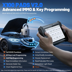 Xtoop X100 أداة فك ترميز المفاتيح أداة فك ترميز المفاتيح العالمية التي تفتح الأقفال أداة تشخيص وأداة برمجة رئيسية مع EEPROM - Product Image 2