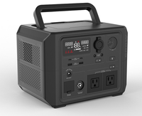 Centrale Électrique Portable 600W au Lithium Fer Phosphate pour Recharge Rapide en Extérieur, Batterie de Secours pour Camping, VR et Hors Réseau