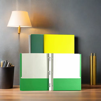 Porte-documents A4 personnalisé imprimé, de luxe, à deux poches, pour présentations et rangement de documents, modèle Tadpole