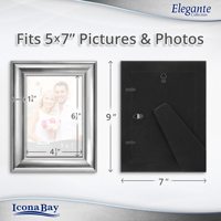 Cadres photo en plastique MDF durables pour la décoration de la maison, pliables, à fixer au mur, tailles personnalisées (5x7 4x6), fabriqués au Cambodge