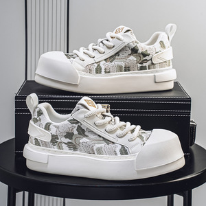New Canvas <b>Shoes</b> High-end <b>Soft</b> <b>Sole</b> Lightweight Anti Slip and Wear-resistant Thick <b>Sole</b> Breathable Sports and Trendy Mens <b>Shoes</b> - Product Image 5