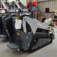 Derette v1000 avec puissant moteur diesel Kubota pour mini chargeuse compacte sur chenilles