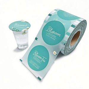 Rouleau de papier aluminium de film plastique laminé personnalisé pour l'emballage alimentaire flexible pour la machine à emballer automatique de café - Product Image 1