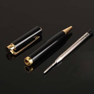 Bolígrafo de Metal de Lujo de Alta Calidad en Acero Inoxidable Negro para Oficina y Negocios - Product Image 3