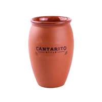 Logo personnalisé tasses mates faites à la main tasses de tequila en argile rouge pots en terre cuite tasses en terre cuite