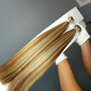 Extensiones de Cabello Humano Ruso Remy de Primera Calidad Jasmine Beauty, Pre-Adheridas con Punta I, Venta al por Mayor, Extensiones de Cabello con Punta K de Doble Trama - Product Image 6