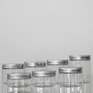 <b>Plastic</b> Bottles Cylinder 100ml Screw Cap Food Grade PET General <b>Packaging</b> 71mm Diameter 43mm High HD-001 - Product Image 1