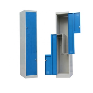 Armadietto Metallico a 2 Ante a Forma di L/Z con Lucchetto, Armadietto per Vestiti in Acciaio, Armadietto per Palestra con Codice per <span class=keywords><strong>Spogliatoio</strong></span> Spa - Product Image 2