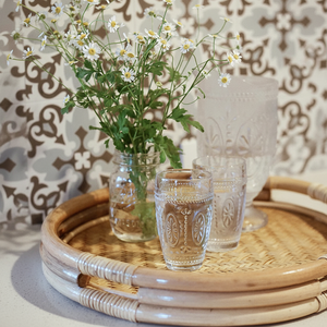Vente en gros de plateau en rotin naturel au design unique et multifonctionnel pour la cuisine, la table à manger, le stockage des aliments, les fruits et l'organisateur de bureau - Product Image 1