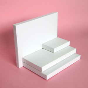 White <b>Cardboard</b> Packaging <b>Boxes</b> 70mm Rectangle Paperboard General Packaging <b>Small</b> White <b>Boxes</b> Wholesale - Product Image 2
