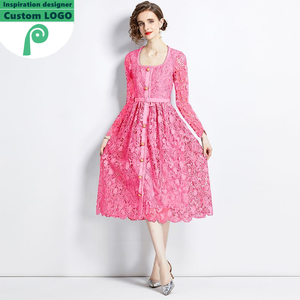 115-8583- Produttore di Abbigliamento Femminile, Vendita all'Ingrosso di Eleganti Abiti Vintage Floreali da Sera e Casual per Signore - Product Image 5