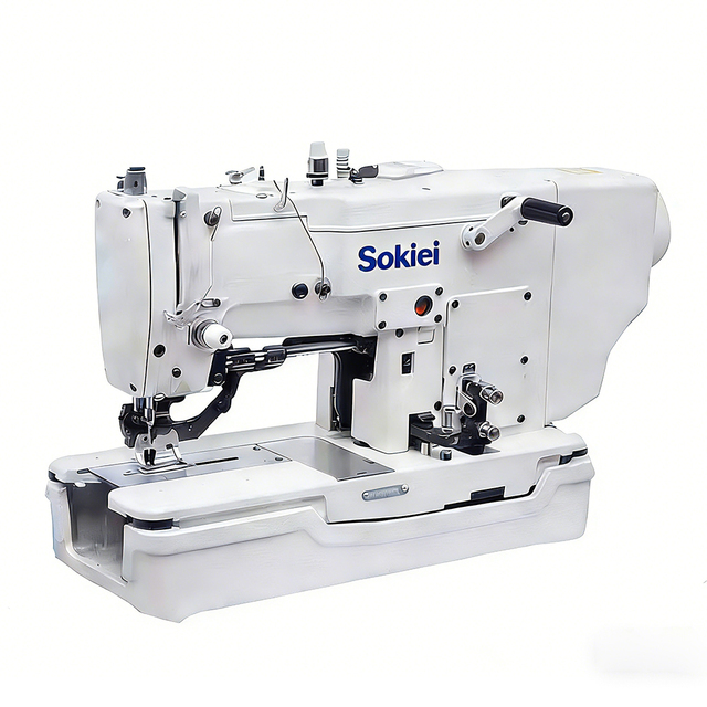 Automatic Industrial Flat-Bed Single Needle Motor Eyelet Button Hole Sewing Machine for Backpacks Jeans Shoe Upper