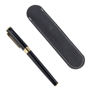 Funda de cuero Artificial para bolígrafo, funda protectora delgada <span class=keywords><strong>con</strong></span> logotipo personalizado - Product Image 1