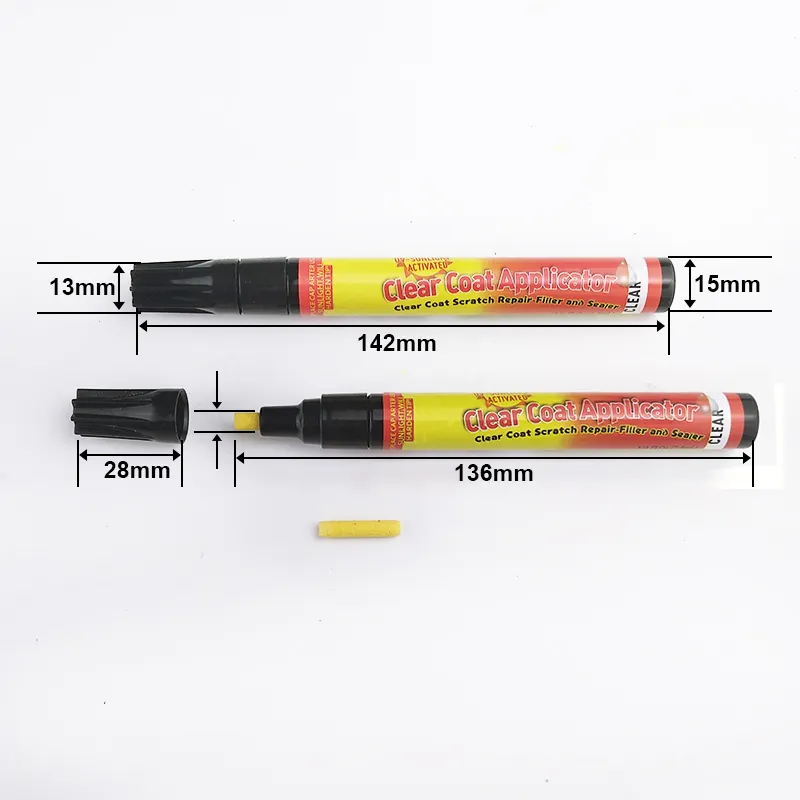 PAINT MARKER Fix It Pro Clear Car Coat Scratch Cover Remover Repair Painting Pen Clear Coat Applicator for All Cars