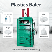 Presse à carton et plastique personnalisée pour bouteilles en plastique de 300 kg, machine de compactage pour le recyclage