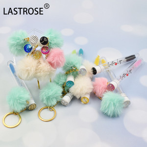 Wholesale Eyelash Extension Cleaning <strong>Brush</strong> in Tube Private Disposable Eyelash <strong>Brush</strong> <strong>Cleaner</strong> Holder Lash <strong>Brushes</strong> with Keychain - Product Image 6