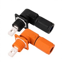 250A 90 °   Connecteur traversant à angle droit, boulon de borne PA66 pour pack de batteries au lithium, ESS solaire, UPS, stockage d'énergie