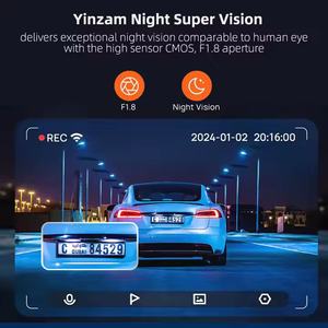 Paihao F2 25MP 3.2 inç Araç Kamerası WiFi GPS Uygulama Kontrolü Çift Kanallı Ön/Arka Gece Görüşü 165 Derece Su Geçirmez - Product Image 6