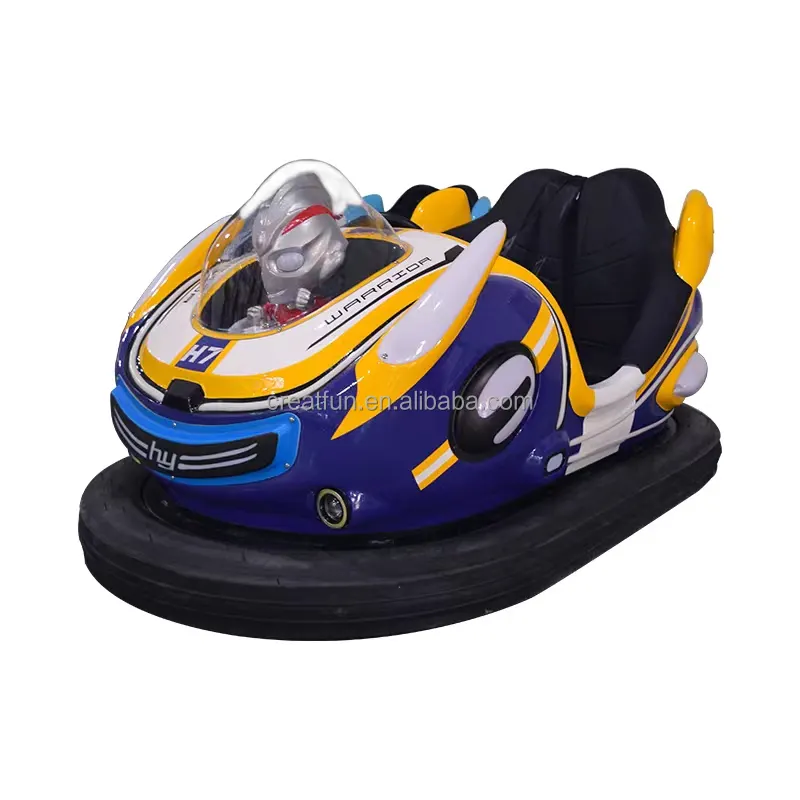 Kids Amusement Park Bumper Cars Electric Battery-Powered for Adults Children Outdoor Metal & PC Material Wholesale Garden Usage