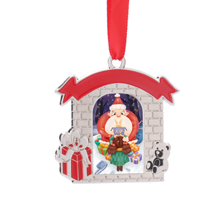 Vente en gros d'ornements de Noël personnalisés faits à la main de haute qualité en alliage de zinc, impression par sublimation - Product Image 1