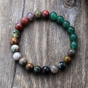 Natural Stone Beaded Necklace And <b>Bracelet</b> <b>Set</b> 108 Beads Tassel Yoga Jewelry Unisex Fashion Jewelry <b>Set</b> - Product Image 4