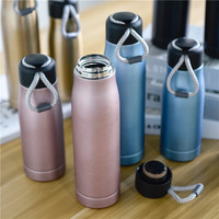 Thermos à double paroi grande capacité, isolation thermique de 6 à 12 heures, poignée de transport, portable, en forme de balle, pour les sports de plein air