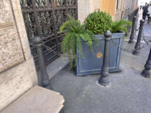 Poteau <span class=keywords><strong>anti</strong></span>-parking en fonte Art Déco, hauteur 870 mm, qualité ingénieur, réfléchissant - Product Image 5