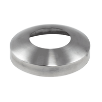 TOPTION Modèle 655041 – Ensemble de couvercles de base de main courante en acier inoxydable – Design moderne pour escalier de ferme et balcon – Garantie 5 ans