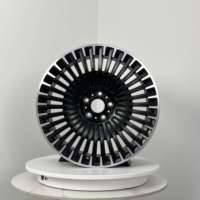 Jantes en alliage d'aluminium modifiées noir brillant 19 pouces 5x112 8.5/9.5J ET32-38 pour BMW, Benz, Audi 2026
