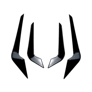 Autocollants pour calandre d'admission d'air avant BMW Série 2 M2 F87, texture fibre de carbone, noir piano, autocollants adhésifs pour carrosserie, autocollants pour voiture - Product Image 5