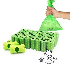 Environmentally Friendly No Plastic Pet Garbage <b>Bag</b> Roll <b>Compostable</b> PLA+PBAT+Corn Starch Gravure Printed Household Pet Poop <b>Bag</b> - Product Image 6