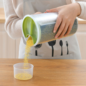 Facile Essentiels Sur Le Pouce Grain Boîte De <span class=keywords><strong>Rangement</strong></span> Hermétique Conteneurs avec Séparateurs Ronde SANS BPA Conteneur De Stockage (4 Sections) - Product Image 3