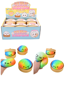 ของเล่นบีบลดความเครียดรูปซาลาเปา/บัวลอยสีรุ้ง กล่องสุ่ม ลูกบอลหลากสี ของเล่นเสริมพัฒนาการ บีบเล่นเพลินๆ  PU 0-24 - Product Image 1