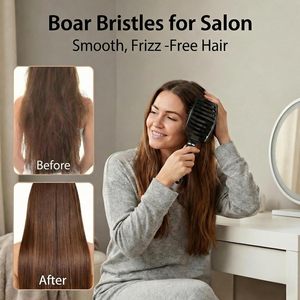 Herramienta Profesional de Peluquería, Peine para Masaje del Cuero Cabelludo, Cepillo para Desenredar Cabello Rizado Húmedo o Seco para Mujeres - Product Image 5