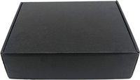2025 New Trending Black Mailer Box Wholesale Custom Packaging Boxes Fashion Corrugated Paper Foldable Printing Shipping Boxes