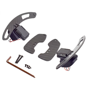 Volant sport en fibre de carbone 50 mm avec palettes de changement de vitesse magnétiques étendues pour Volkswagen Passat <span class=keywords><strong>Golf</strong></span> 7/7.5 GTI7 MK7 <span class=keywords><strong>GTI</strong></span>/R - Product Image 6