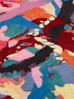 Tapis de designer élégant Jorgan Splat Location, fabriqué à la main en laine de Nouvelle-Zélande, pour les intérieurs modernes