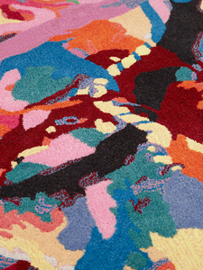 Elegant Jorgan Splat Location Designer Area <b>Rug</b> Crafted from Hand Tufted New Zealand Wool Carpet for Modern Interiors - Product Image 2