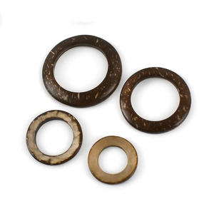 Deepeel CN206 15-50mm DIY Sewing Garment Accessories <strong>Coconut</strong> Ring Concentric Ring <strong>Coconut</strong> <strong>Shell</strong> <strong>Button</strong> Wooden Decorate <strong>Buttons</strong> - Product Image 5
