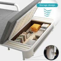Sofá Cama Plegable de Lujo Moderno con Tapicería de Tela de Fácil Instalación en Oferta para Sala de Estar y Dormitorio
