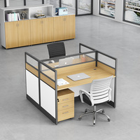 Usine de meubles modernes cloison 4 personnes bureau bureau cabine personnel poste de travail modulaire bureau Table de bureau