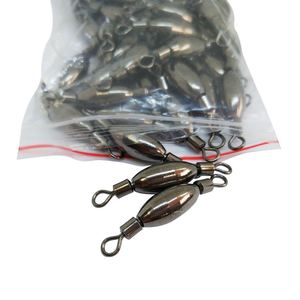 Connecteur de pêche en acier inoxydable avec poids en laiton pour plomb de pêche et <span class=keywords><strong>émerillon</strong></span> roulant - Product Image 5