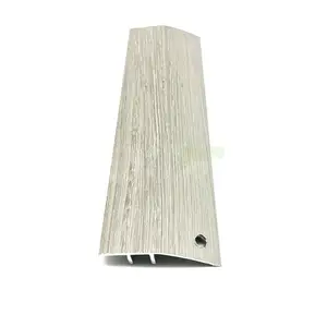 Home Interior Building Material Wood Grain Aluminum Transition Floor Profile Carpet Edge Protector