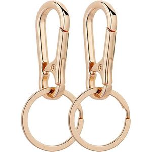 Quick Delivery Metal Key Chain Hook Clip Organizer for Women Men Home Car Keys Travel Backpacking Accessories Reliable Logistics - Product Image 1