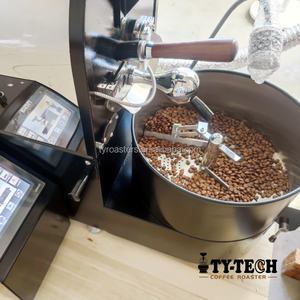 Mini tostador de granos de café eléctrico doméstico de lote pequeño, tostadoras de café de tambor de 1,5 kg para uso doméstico - Product Image 6