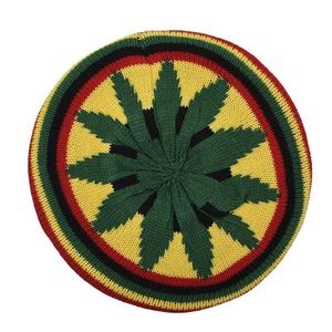 Béret d'hiver tricoté 100 % acrylique Jamaïque, motif rayé arc-<span class=keywords><strong>en</strong></span>-ciel, unisexe, toutes saisons, pour le cyclisme, les voyages, les activités de plein air, les fêtes BeiQian - Product Image 4