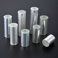 Film en rouleau PET transparent brillant souple de qualité alimentaire 10M, pour bordure de gâteau, décorations de pâtisserie écologiques