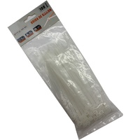 Offre Spéciale – Serre-câbles en Nylon PA66 Blanc à Dents Épaisses, Auto-Bloquants, Longueur 8 Pouces, Durables pour Usage Industriel